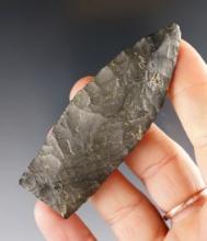 3" Paleo Lanceolate found by Bob Champion in Knox Co., Ohio. Made from Nellie Chert.