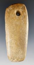 3 5/16" Inuit Bone Pendant found in Alaska. Ex. Clyde Fahrni collection.