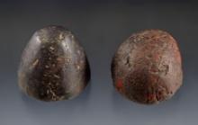 Pair of Hematite Cones found in Ohio, both are around 1 5/8".