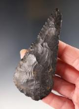 4" Archaic Cobbs Bevel found near Big Walnut Creek in Franklin Co., Ohio. Ex. Dr. Copeland