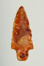 1 3/8" Gatecliff that is well flaked from high-quality Agate.