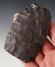 3 3/16" Paleo Square Knife found in Knox Co., Ohio. Made from patinated Coshocton Flint.