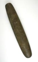 Well refined  13 3/4" Roller Pestle found in the Ohio area. Made from patinated Hardstone.