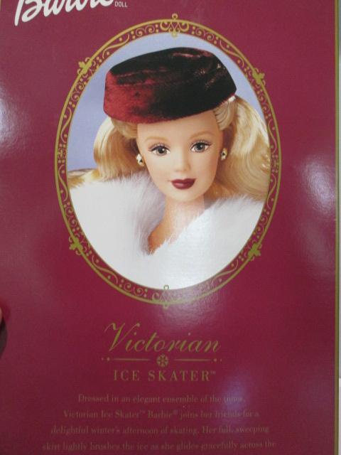 2000 Mattel Victorian Barbie Ice Skater in Original Box, "Putting on the Ritz"