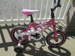 Huffy Girl's Minnie Mouse 12 1/2" Bike with Training Wheels