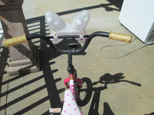 Huffy Girl's Minnie Mouse 12 1/2" Bike with Training Wheels
