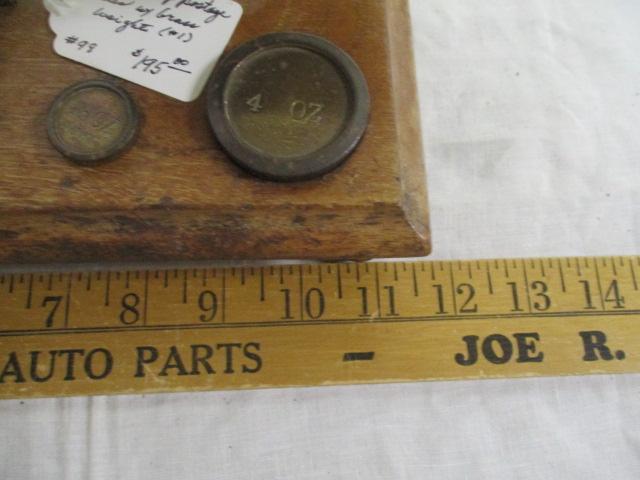 Table Top Postage Scales w/Weights