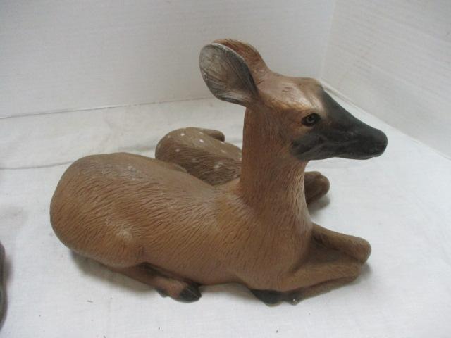 Ceramic & Resin Deer Figurines