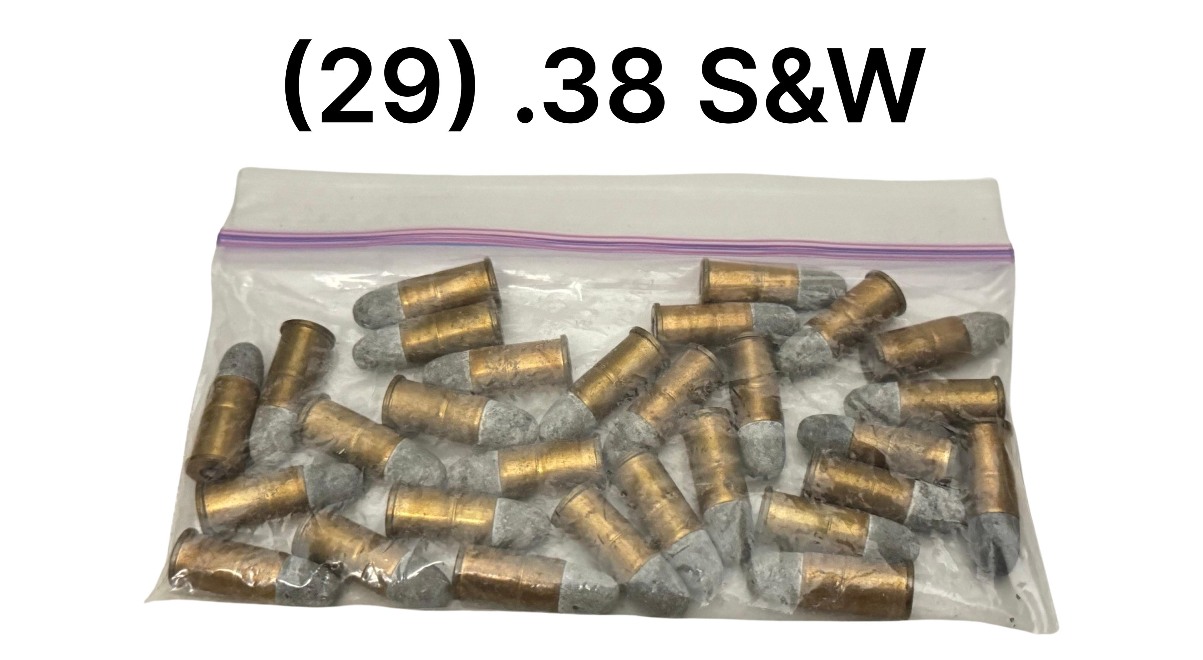 29rds. of .38 S&W Ammunition