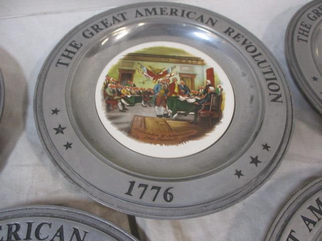 Williamsport Foundery Pewter Bicentennial Collector Plates