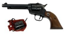 Excellent Ruger .22 CAL. Single-Six Three-Screw Convertible Revolver with (2) Cylinders