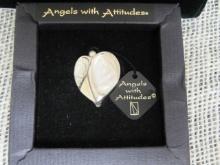 Sterling Silver "Angels with Attitudes" Pendant