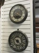 Two Sterling & Noble Clock Co. Quartz Wall Clocks