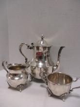 Poole Silver Co. Silverplated Coffee Service