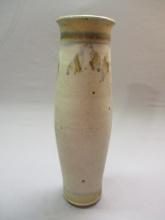 Vintage Hand Thrown Pottery Vase 15 1/2"