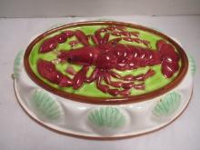 Two Lobster Motif Ceramic Molds