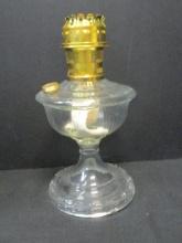 Alexandria Clear Glass Oil Lamp