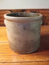 Antique F.B. Norton Sons 3 Gallon Stoneware Crock with Finger Tabs