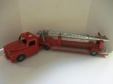 Vintage Structo Toys Pressed Steel "S.F.D." Toy Fire Ladder Truck