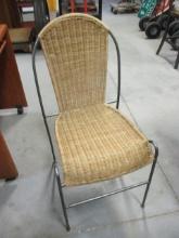 Wicker and Metal Chair - Made in Philippines