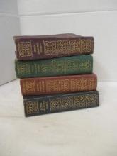 Set of 4 Antique Literature Books - Oscar Wilde, Victor Hugo, etc
