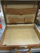 Vintage Hartman Leather Briefcase with Single Combination Lock