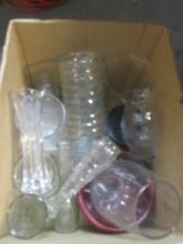 Box of Various Size Vases