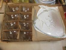 Snowflake Snack Plate Set in Box