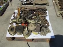 Lot Of Various Size Transport Chain/Ratchet,