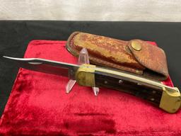 Pair of Buck Knives, Hunting #110 & Fillet #123, both w/ Leather Sheaths