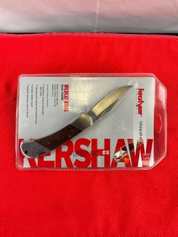 Kershaw 3.5" Wildcat Ridge Steel Folding Blade Lock Back Pocket Knife Model No. 3140WX. NIB. See
