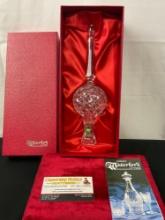 Vintage Waterford Crystal Christmas Tree Topper, in original box and packaging