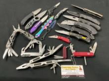 19 Assorted Knives, incl. Coasts BX309, BX316, DX200