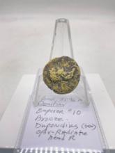 Ancient Roman 81-96 AD Domitian bronze Dupondius coin