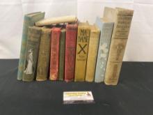 Antique Collection of Books incl. Lorna Doone, Our Boys and Girls, Cousin Maude, An Old Sweethear...