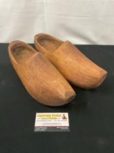 Pair of Wooden Clogs, alleged to be taken from Conf. General Robert E Lees house during Civil War