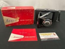 Vintage Ansco Viking Readyset Folding Camera w/ Agfa Jsomar Lens Made in Germany in original box