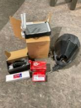 Automotive parts w/ Motorcycle Helmet incl, DURALAST Heater Core, Oil Catch Can, Solenoid, etc..