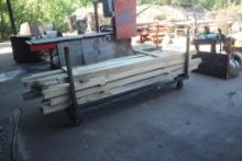44" x 8' Steel Lumber Cart