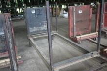 Steel - 50" x 12' Lumber Cart w/Even End