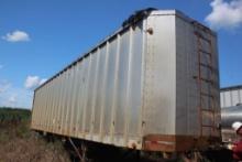 1996 Peerless 40' Tandem Axle Open Top Trailer w/Walking Floor, VIN 1PLE040