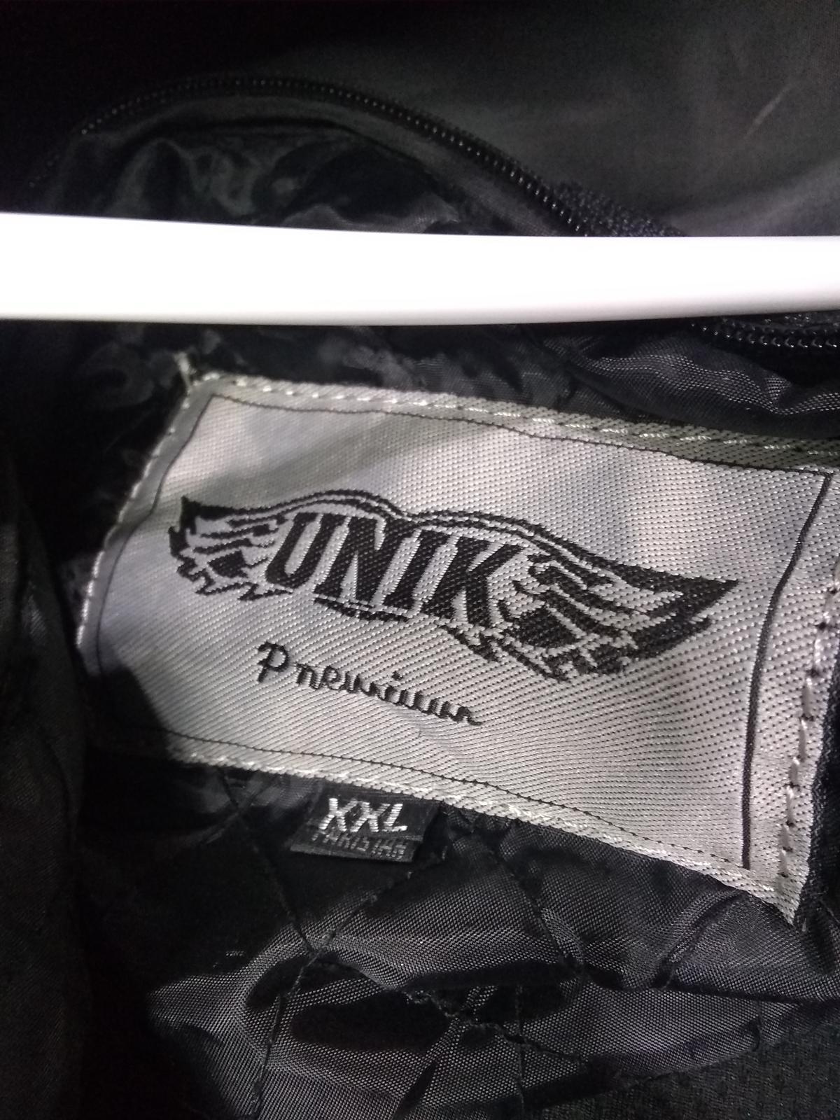 Unik Black Leather Jacket XXL