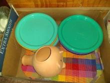 BL- Plastic Picnic Plates, Small Patio Chimely