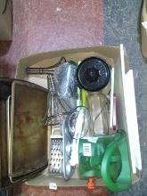 BL- Kitchen Pans, Garden Spreader, Kitchen Utilities