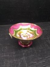Hand painted RS Prussia Pedestal Bowl