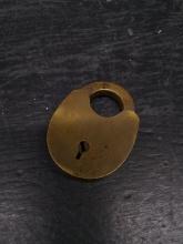 Antique Brass Lock-no key