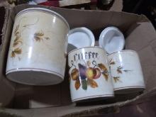 BL-MCM Hand painted Italian Canister Set -3 pc