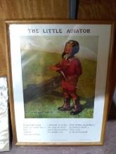 Framed Print-The Little Aviator