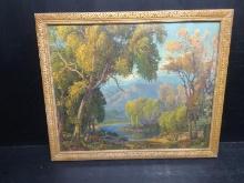 Artwork-Vintage Framed Print-Golden Hours by F Grayson Sayre