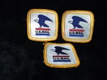 Collection 3 Vintage  US Mail Eagle Patch